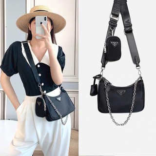Túi đeo chéo nữ -túi thuyền 2 chi tiết -t68 st