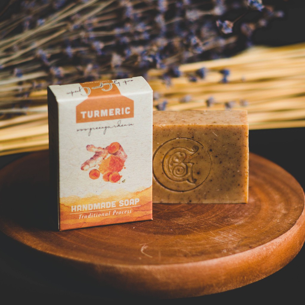 Xà phòng nghệ (turmeric handmade soap) Green Garden