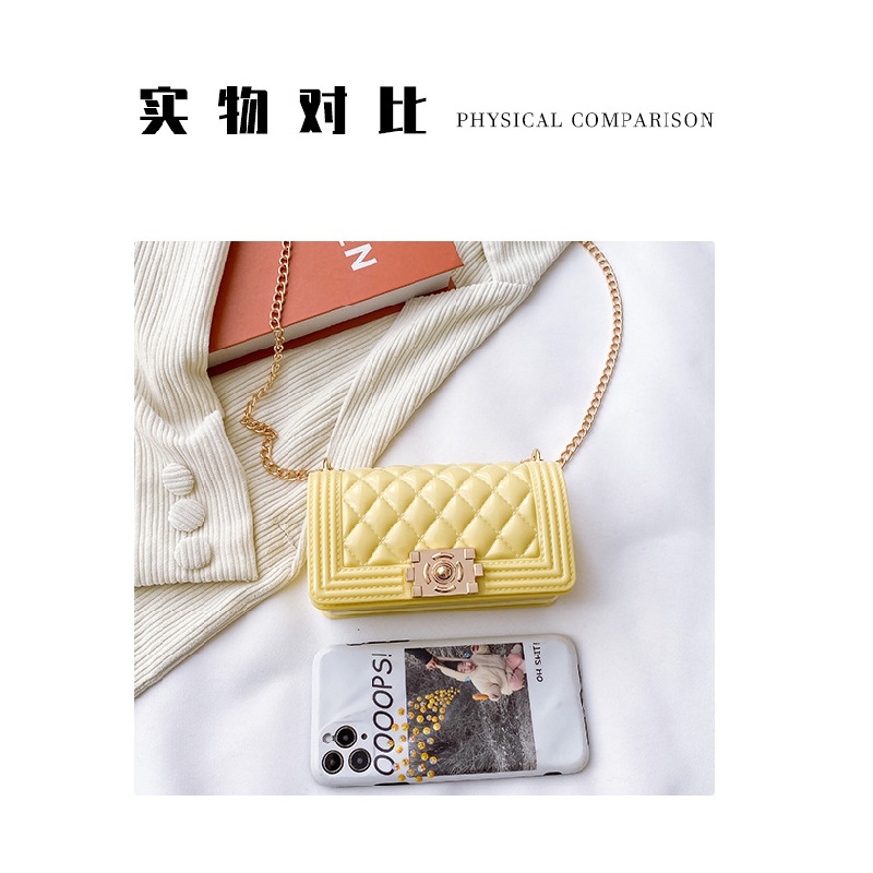 Túi Đeo Chéo Mini Phối Dây Xích Thời Trang Mới Ml248 2021