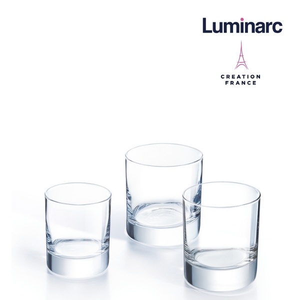 Bộ 6 Ly Thủy Tinh Luminarc Islande 300ml - Loại Thấp BOL0617 | Phân Phối Chính Hãng