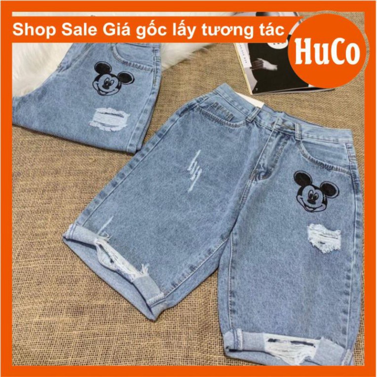 [RẺ VÔ ĐỊCH] Quần jeans nữ, quần ngố, quần lửng ống rộng rách🦋thời trang nữ phong cách chuẩn hàn kèm ảnh thật shop chụp