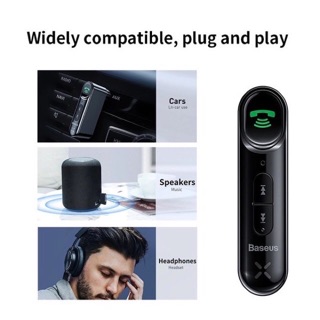 Bộ BLUETOOTH RECEIVER xe hơi BASEUS Qiyin AUX