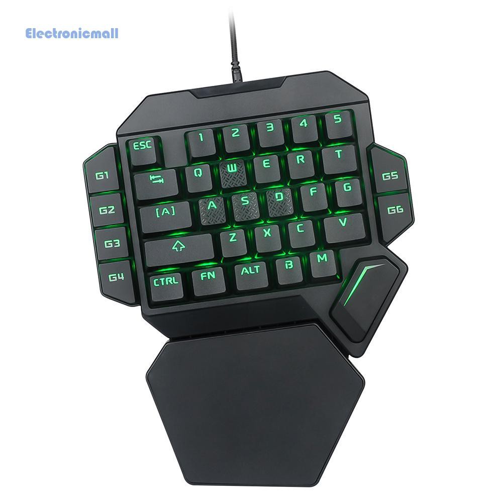 Bàn Phím Cơ Gaming K01 K50 35 Phím Có Đèn Nền Cao Cấp