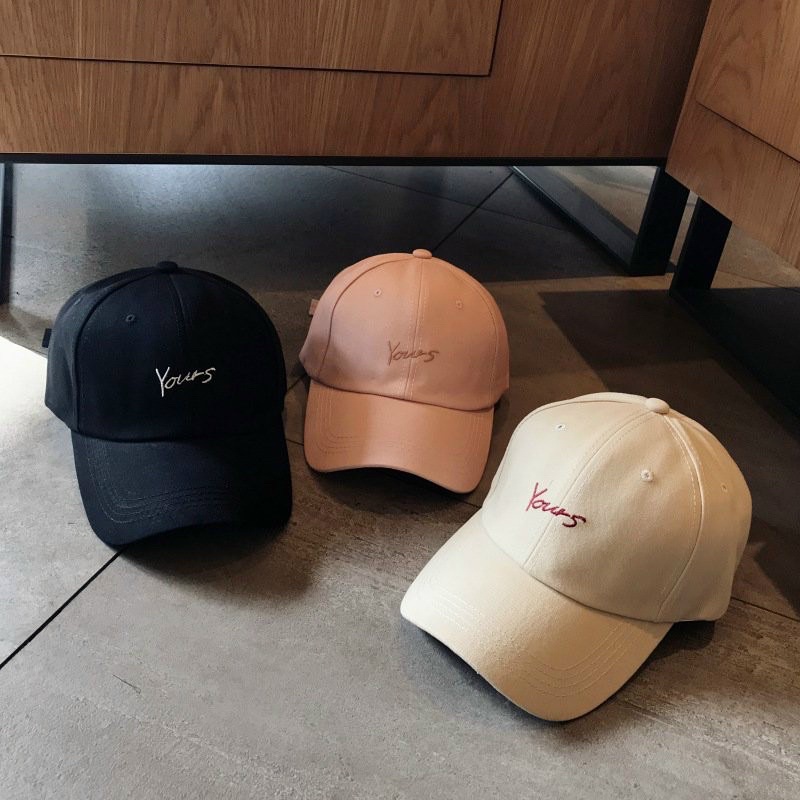 Mũ lưỡi trai thêu chữ phong cách Korea - Ảnh thật Jun clothingg