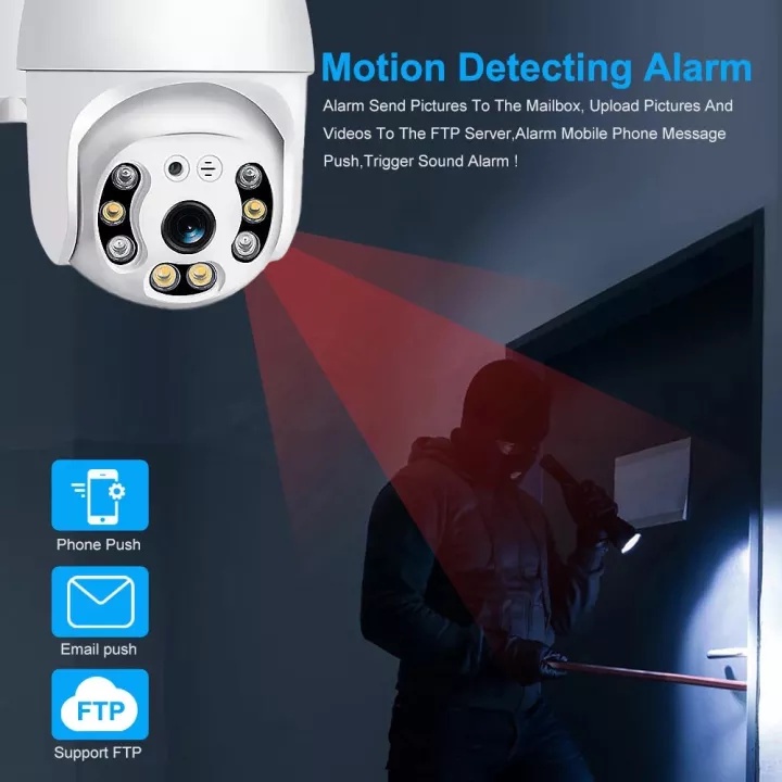 Camera An Ninh V380 P2 / P2 PRO CCTV Kết Nối Wifi Với Điện Thoại 3MP / 5MP
