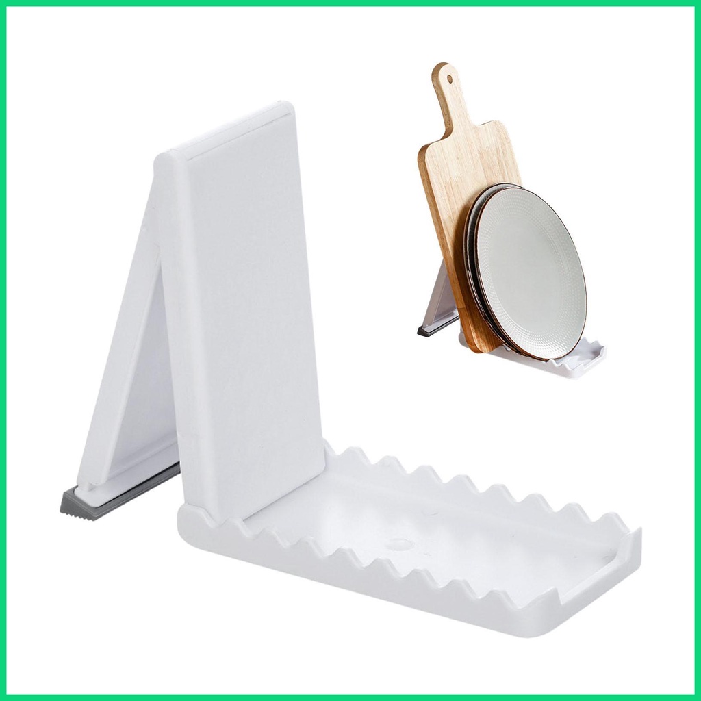 Giá Đỡ Nắp Nồi Và Muỗng Có Thể Gấp Lại Tiện Dụng