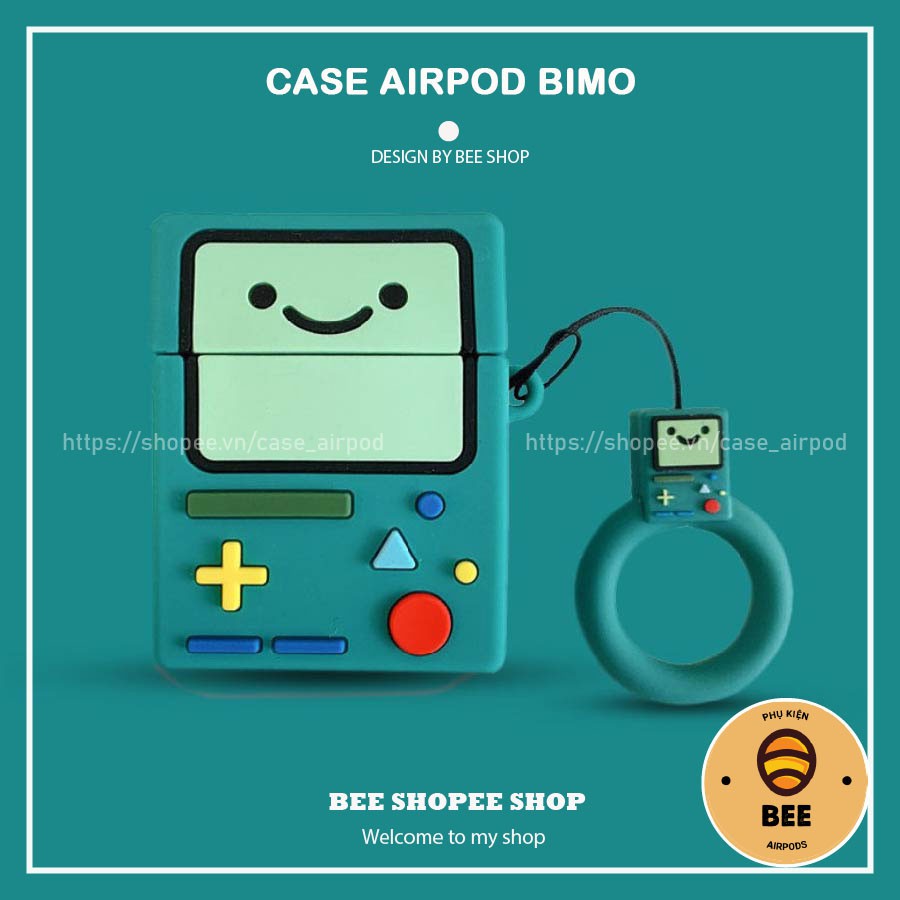 [Hàng Mới Về] Vỏ Airpods Case Silicone Mềm Hình Máy Chơi Game Bimo Bảo Vệ Tai Nghe Airpods 1 2 Pro Cover BEE SHOP