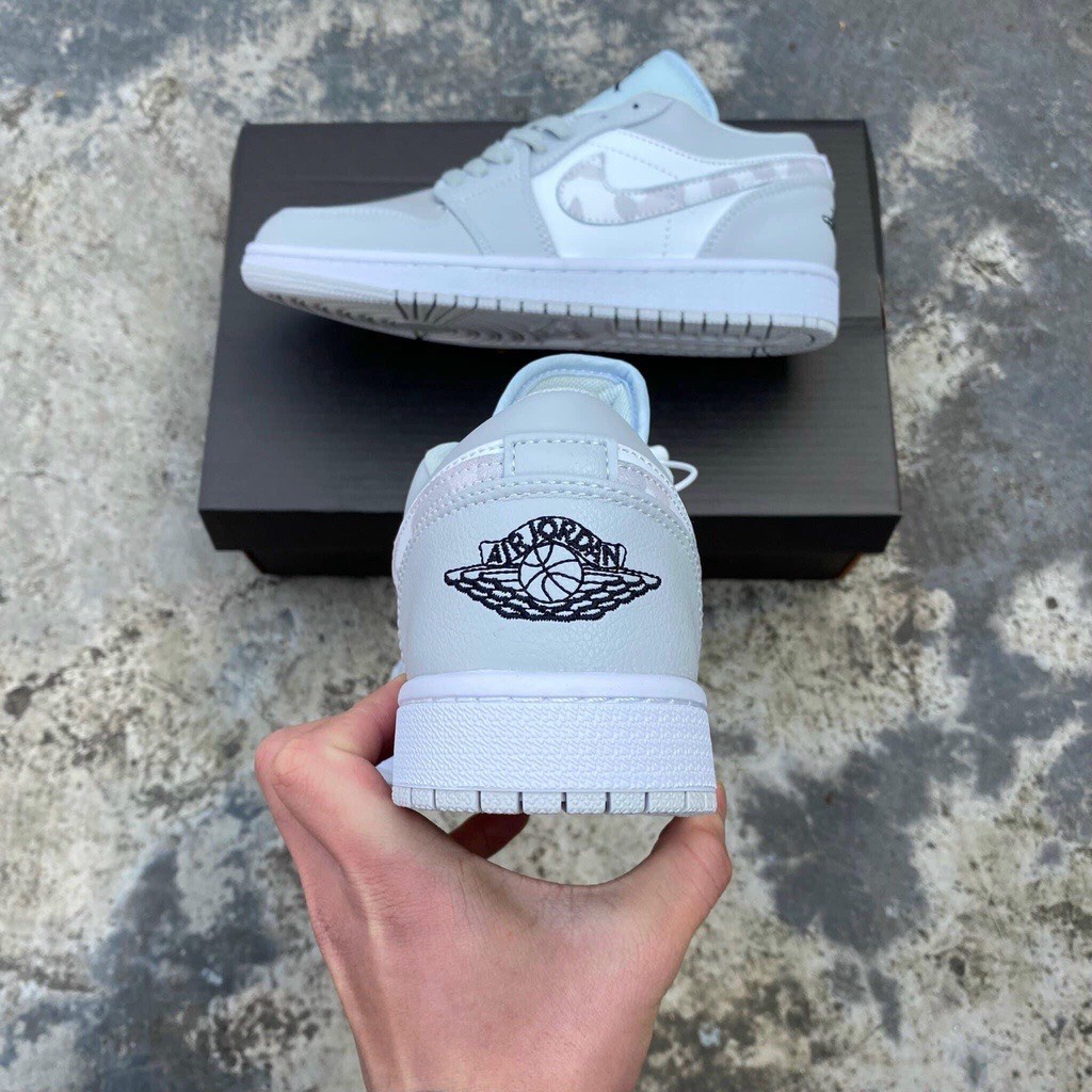Giày Jordan cổ thấp JD1 Camo loang hàng Trung cao cấp giá rẻ- Giày thể thao Sami Sneaker cá tính Full Box Bill