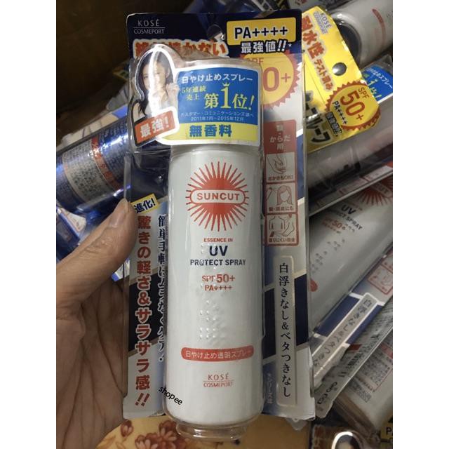 [Nhật Bản] Xịt chống nắng Kose UV Protect Spray SPF50+/PA++++