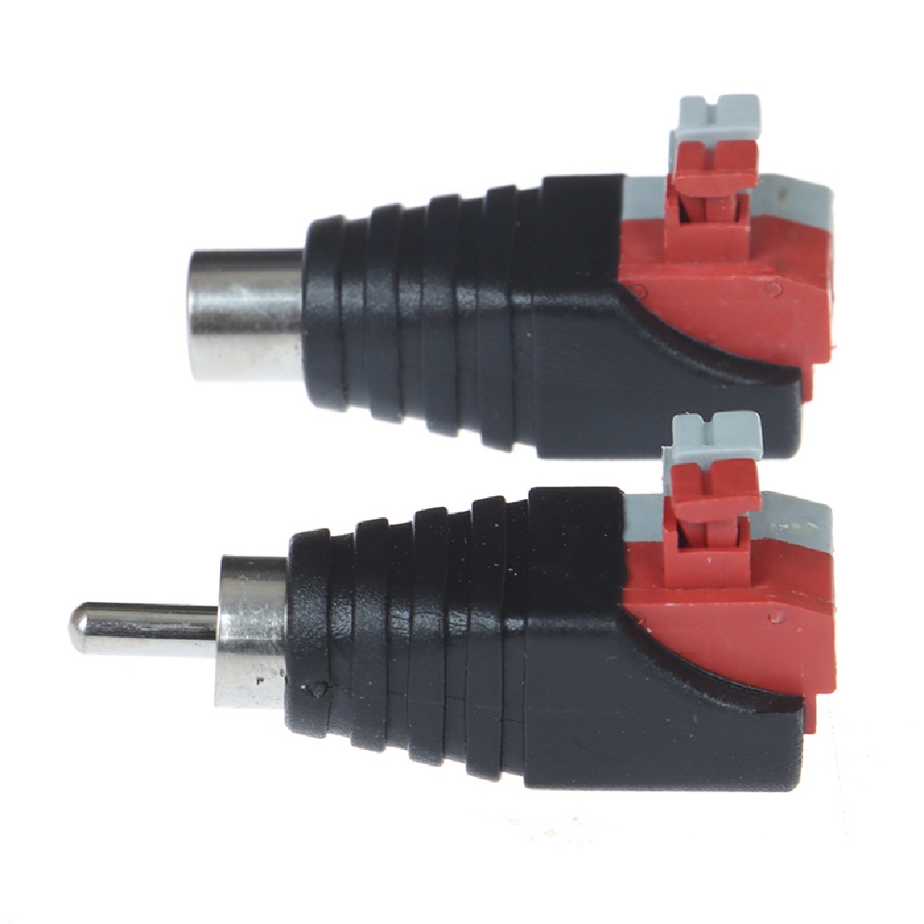 Đầu nối dây cáp âm thanh JETTING RCA A/V đầu cắm sang lỗ cắm dạng nhấn tiện dụng