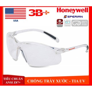 KÍNH BẢO HỘ HONEYWELL A700- Mắt kính chống bụi, chống tia UV, chống trầy xước, đọng sương