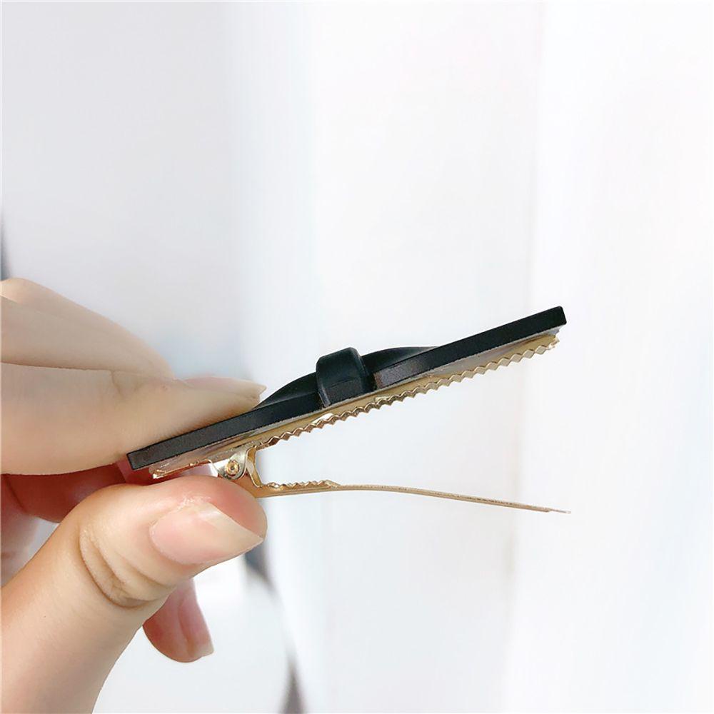 Kẹp Tóc Hình Nơ Bằng Acrylic Đơn Giản Cho Nữ