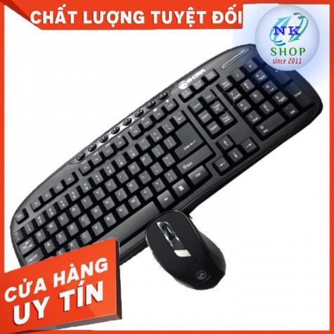 COMBO BÀN PHÍM VÀ CHUỘT KO DÂY EBLUE EC888BK