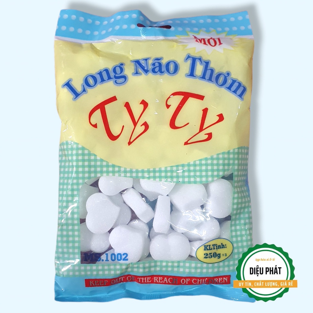 ⚡️ Long Não Thơm Ty Ty Viên Trái Tim Màu Trắng Bịch 250g