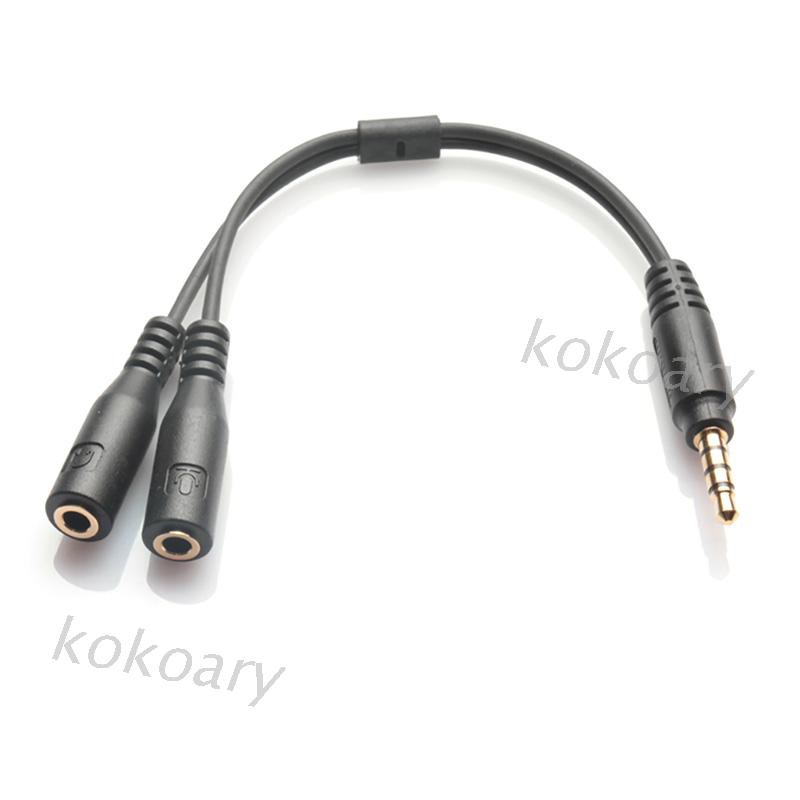 Cáp Chia 2 Cổng Âm Thanh Chuẩn 3.5mm