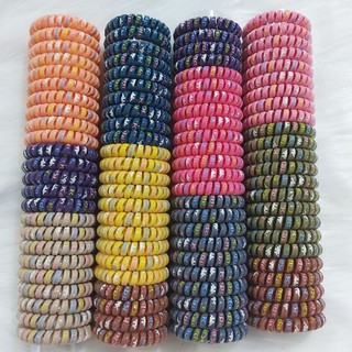 Dây lò xo buộc tóc nhiều màu