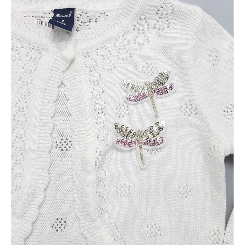 Áo len cardigan bé gái Bracket
