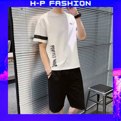 Đồ Bộ Nam Đẹp 🔵 𝐅𝐑𝐄𝐄 𝐒𝐇𝐈𝐏 🔵 Đồ Bộ Thể Thao Nam Vải Cotton Co Giãn Thời Trang Hpfashion - DBN40