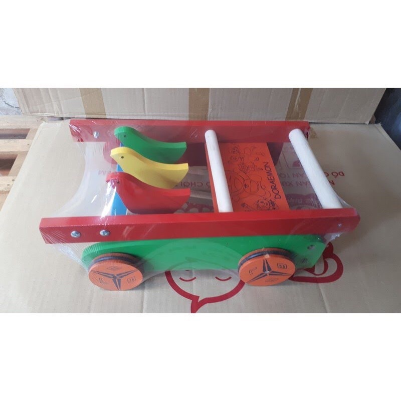 Xe đẩy gỗ tập đi cho bé