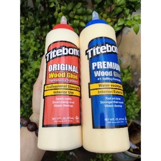 Keo sữa Dán Ghép Gỗ Công Nghiệp Titebond II Wood Glue chai 473ml hàng có sẵn
