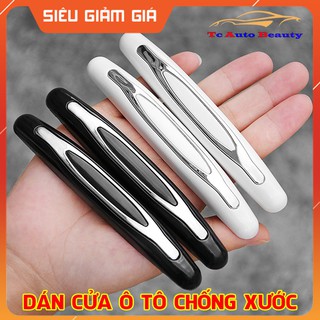 Bộ 4 miếng dán cửa ô tô chống xước, chống va đập cánh cửa ô tô -TC AUTO