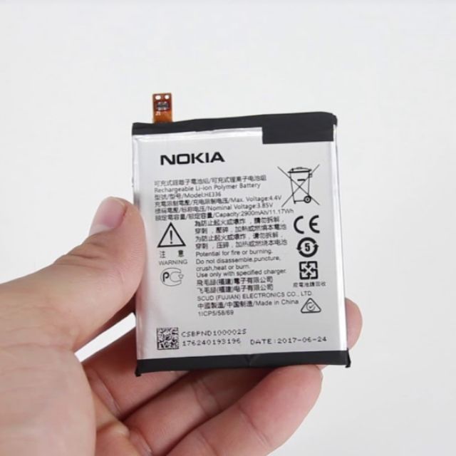 Pin nokia 5 / TA, -1053 HE336 xịn bảo hành 2 tháng đổi mới