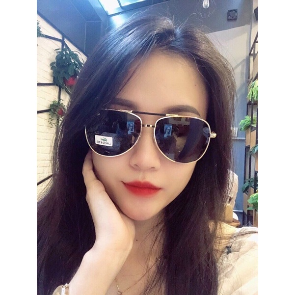 Kính nam cá sấu vuông Lacos Thời Trang Nam Cực Ngầu Con Cá Sấu Xịn Sò - chống tia uv400 - đi ngày đi đêm