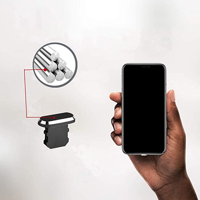 Ốp Điện Thoại Nhôm Bảo Vệ Chống Bụi Cho iPhone X Xs Max Xr 8 7 6S 6 Plus