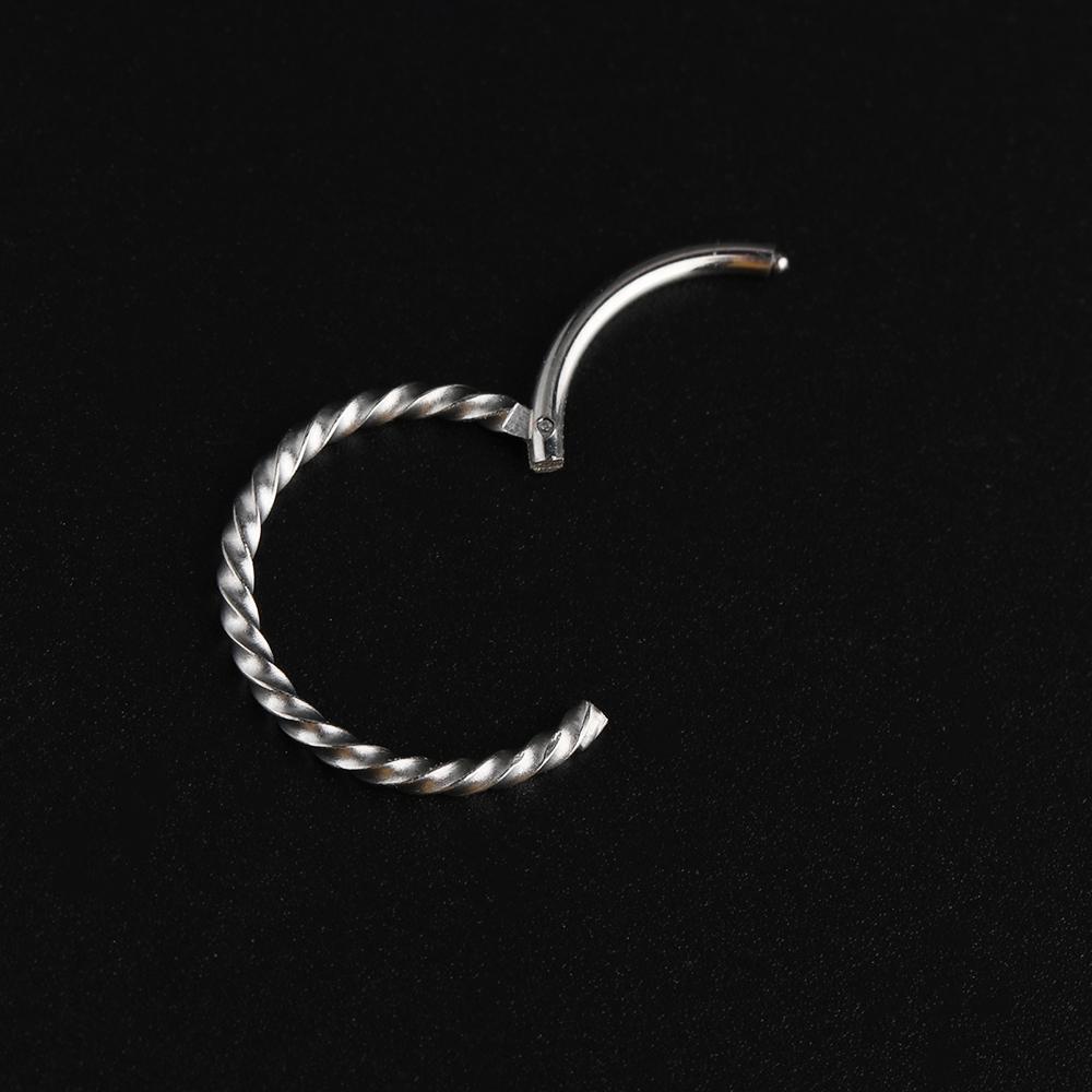 1 Khuyên Xỏ Mũi / Tai / Môi Dạng Xoắn Thời Trang