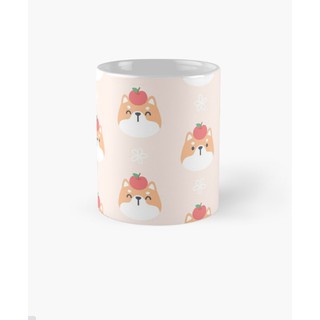 Cốc sứ Corgi múa lân