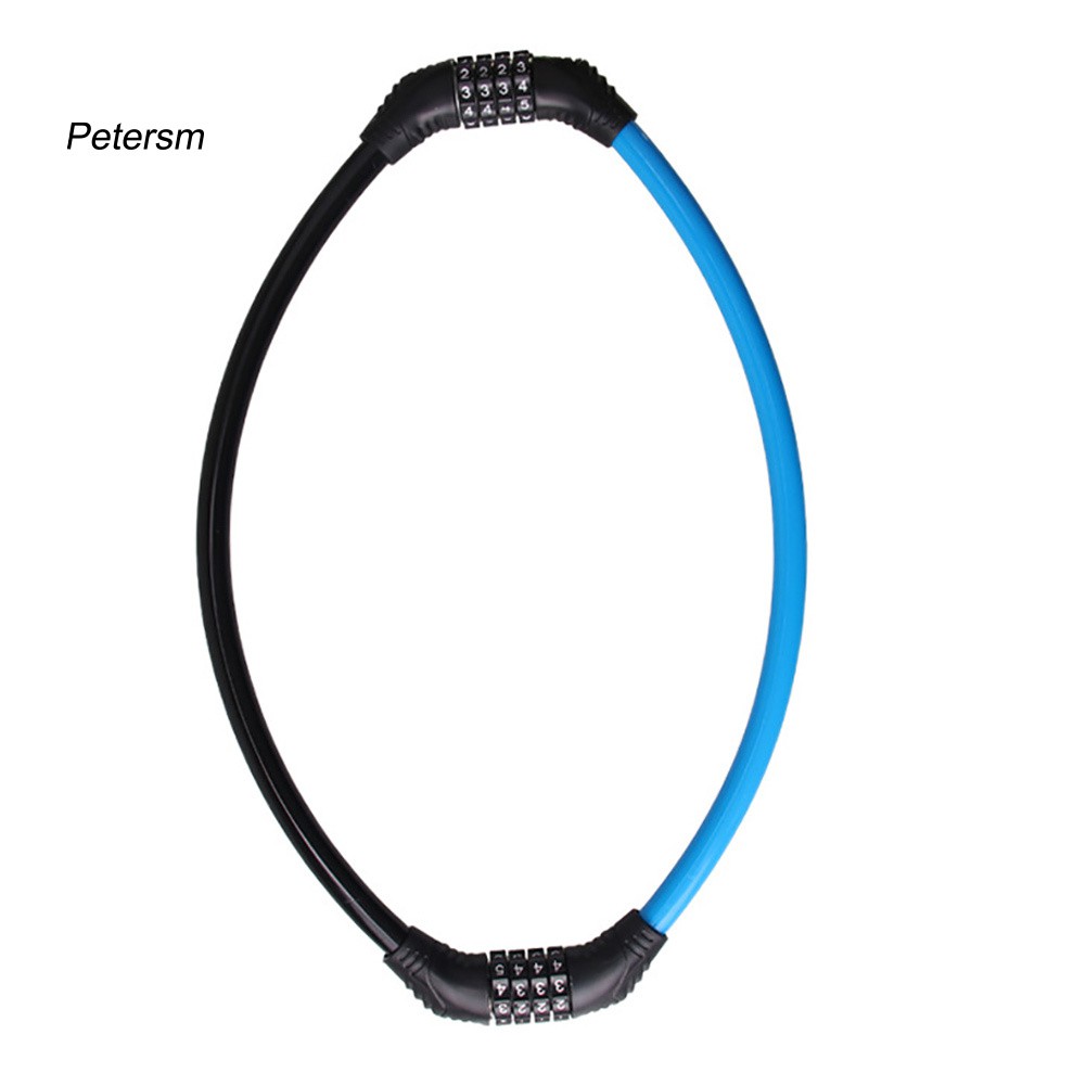 Dây Cáp Khóa Xe Đạp Mật Khẩu 4 Chữ Số Tiện Dụng