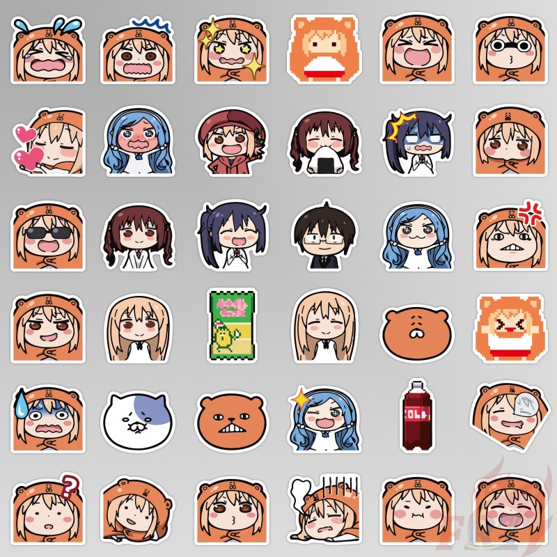 ❉ Himouto! Umaru-chan - Series A Anime Stickers ❉ 40Pcs/Set DIY Decals Stickers for Album Diary Laptop Scrapbooks Skateboard