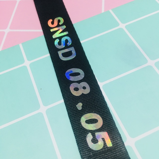 Nametag kpop , dây strap KPOP