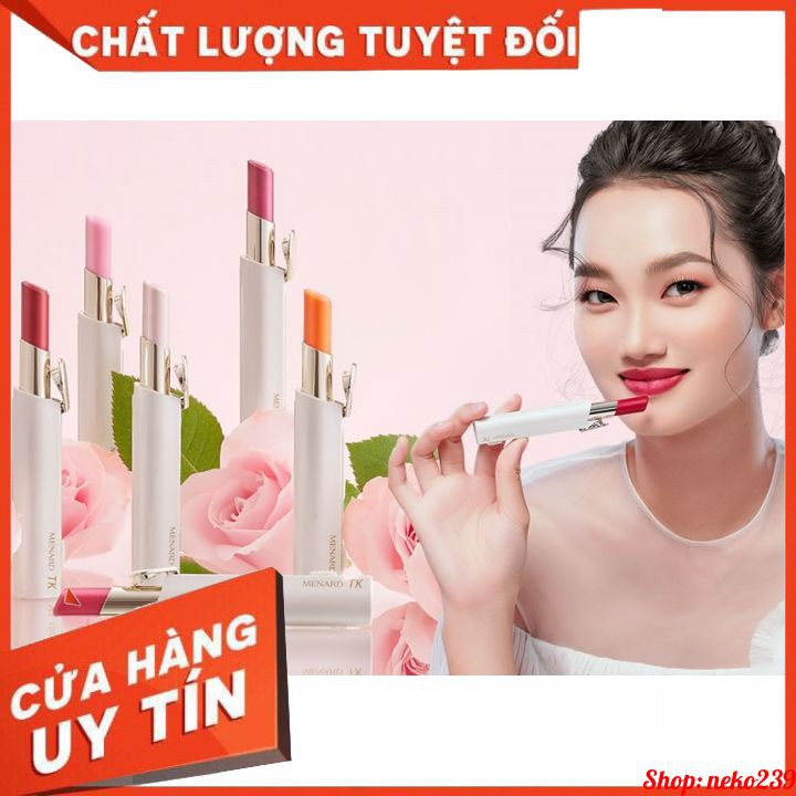 [Chính Hãng] Son Menard TK Lipstick Son Dưỡng Có Màu Mẫu mới của Dòng Stream One Touch Nhật Bản