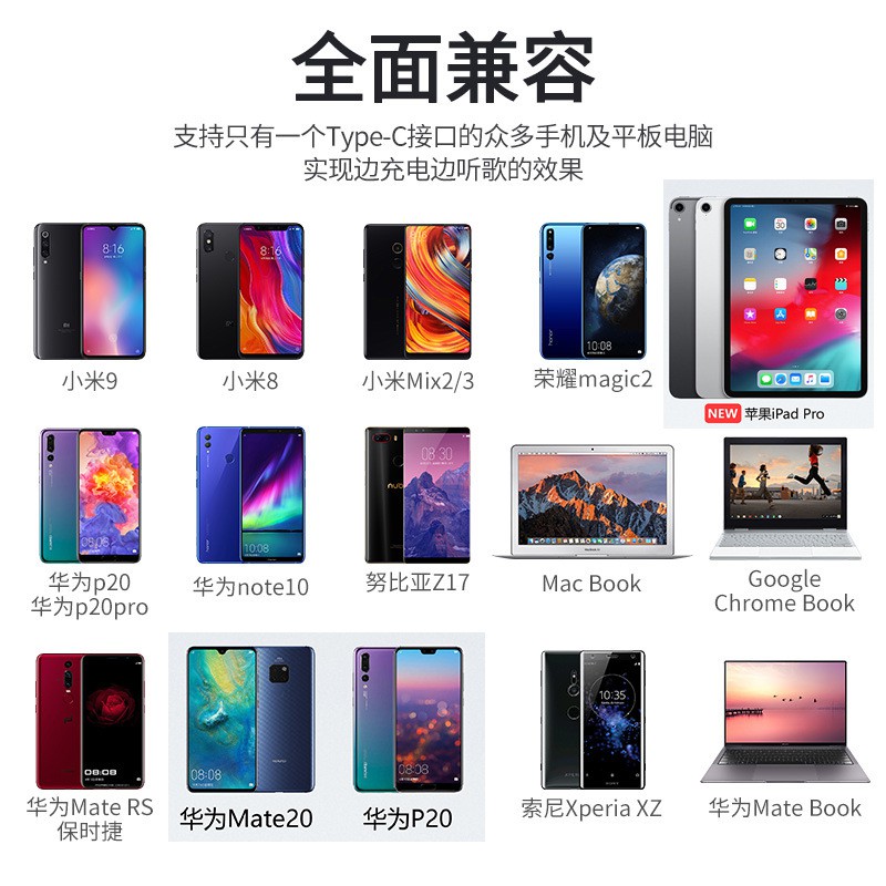 Đầu Chuyển Đổi Cổng Type-C Sang 3.5 Cho Ipadpro Huawei P30