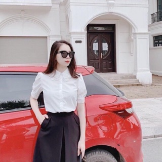 Sơmi phối ren