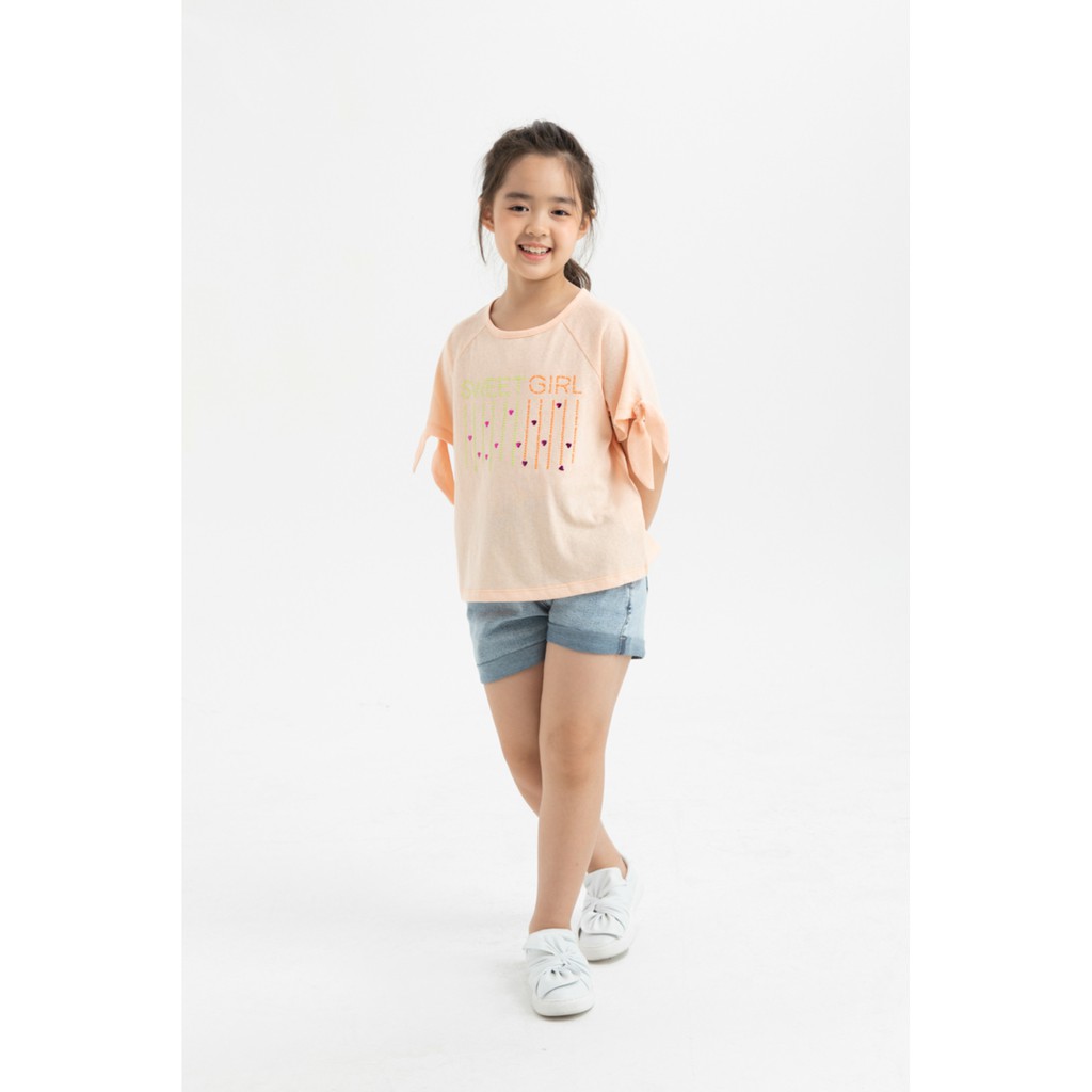 Áo thun Sweet Girl bé gái IVY moda MS 57G1014