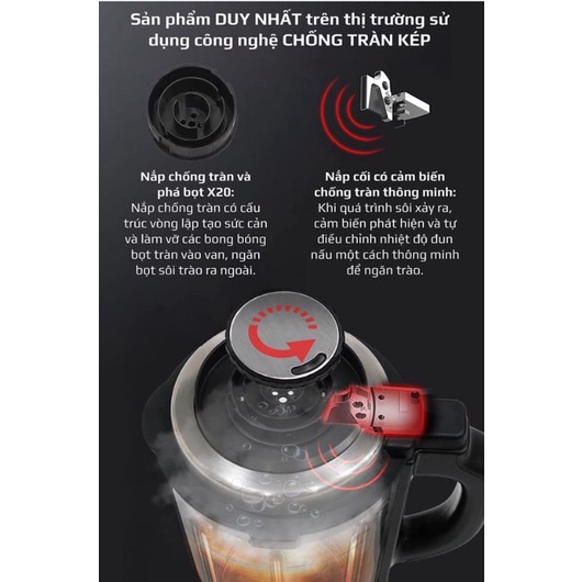Máy xay sữa hạt olivo x20, cối xay đa năng