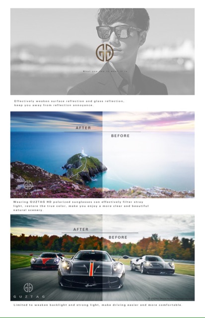 Mắt kính mát Kính mát Nam/Nữ G9201 phân cực hàng xách tay | BigBuy360 - bigbuy360.vn