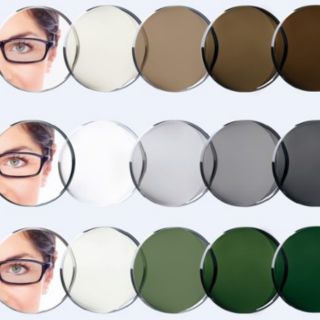 Tròng kính cận đổi màu