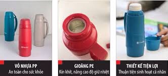 Phích Giữ Nhiệt Rạng Đông-04528 N1(0.45 lít) - fg (cái)
