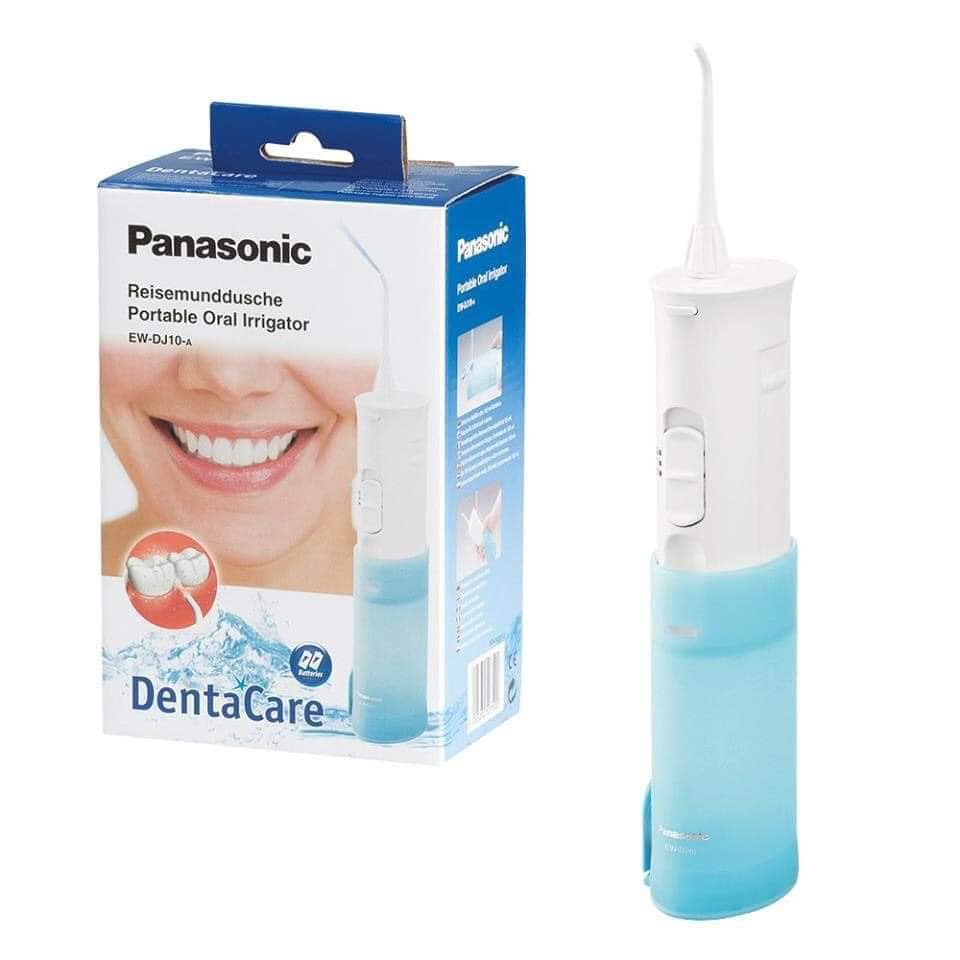 Máy tăm nước vệ sinh răng miệng Panasonic EW-DJ10-A401 - Hàng chính hãng "tặng kèm 2 cặp pin Panasonic"