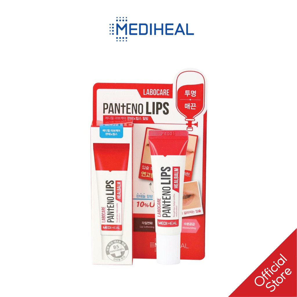 Son Dưỡng Môi Ban Đêm Mediheal Labocare Pantenolips Healbalm 10ml [K39]