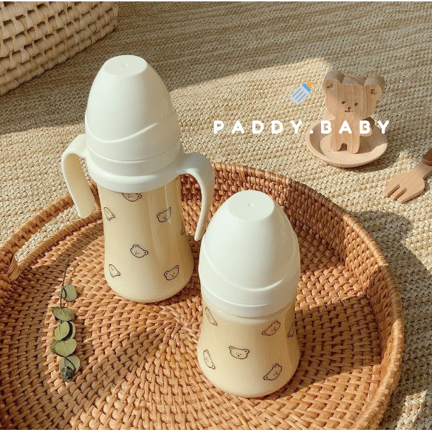 &lt;Chính hãng&gt; Bình sữa Grosmimi gâu Dotgom Hàn Quốc PPSU cho bé 200ml 300ml nội địa Hàn tách set &lt;Có sẵn&gt;