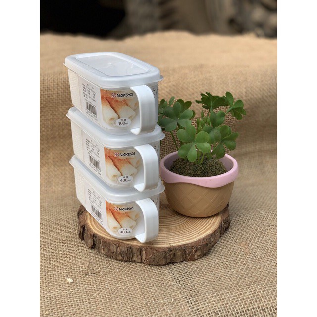 Hộp nhựa hộp  đựng thực phẩm, gia vị Nakaya Nhật có nắp dẻo, quai cầm | BigBuy360 - bigbuy360.vn