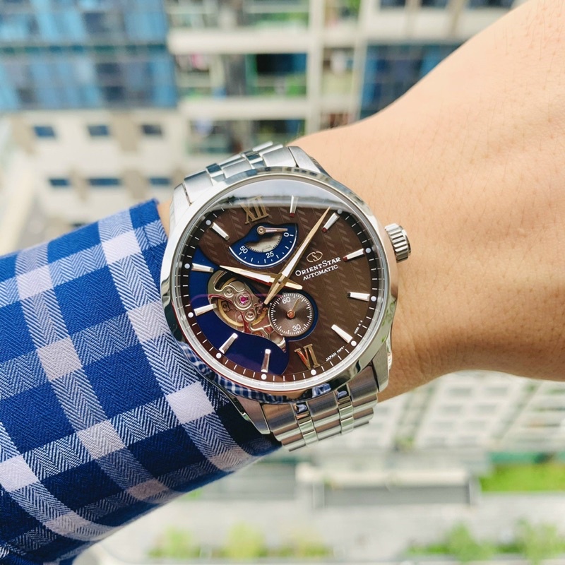 ĐỒNG HỒ NAM CHÍNH HÃNG ORIENT STAR LAYERED SKELETON RE-AV0B02Y00B Phiên Bản kỷ niệm 70 năm thành lập thương hiệu.