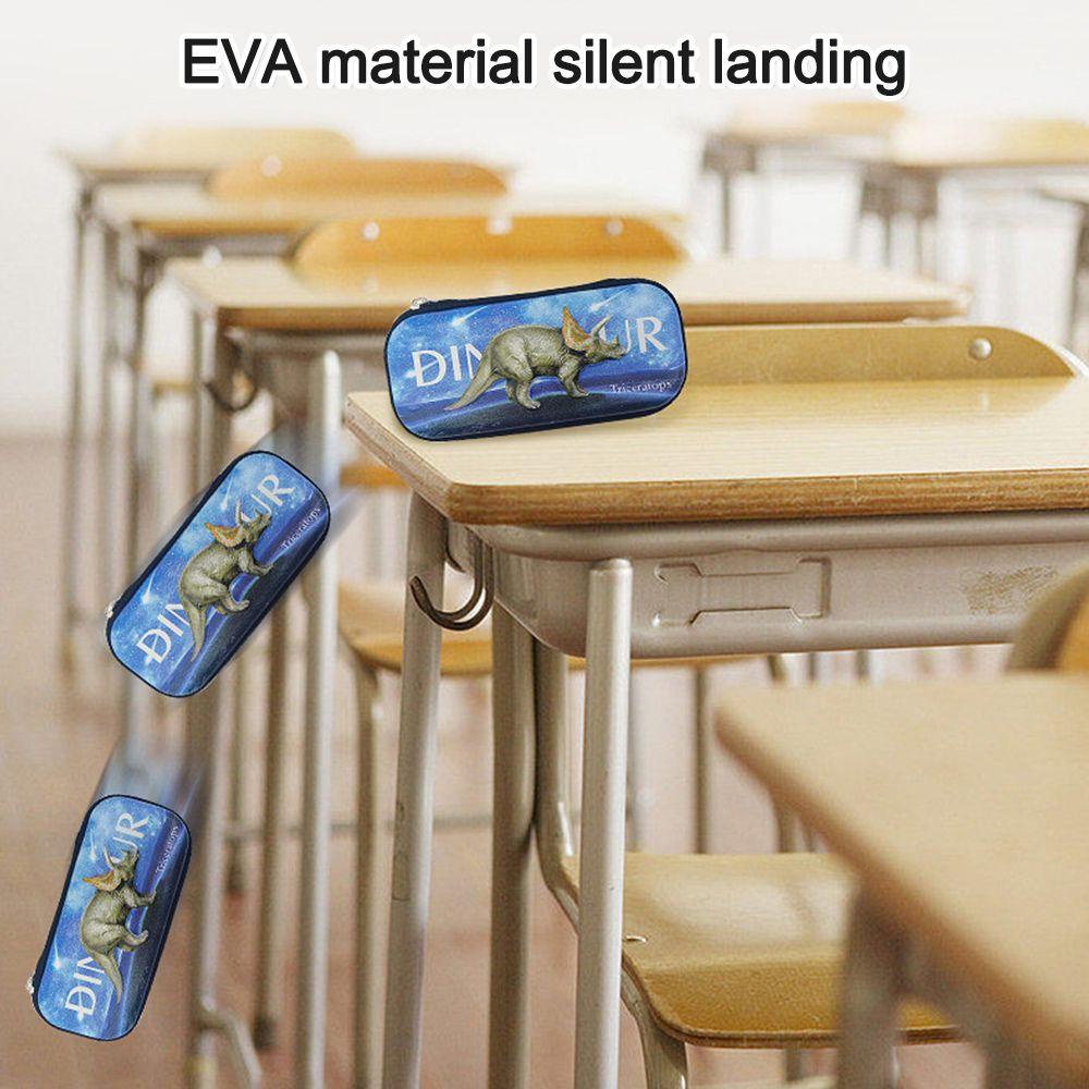 Hộp Đựng Bút Bằng EVA Họa Tiết Khủng Long 3D Dễ Thương