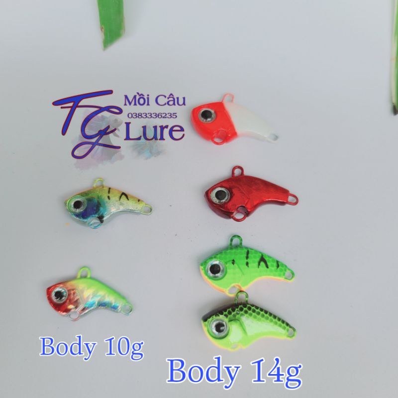 Mồi Câu Lure Cá Giả_Mồi Lure Cá Sắt Đuôi Xoay 3D 5.0 M7