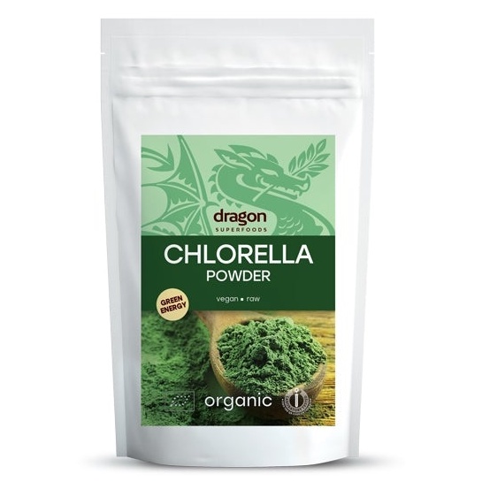 Bột tảo Chlorella hữu cơ 200gr - Dragon Superfoods