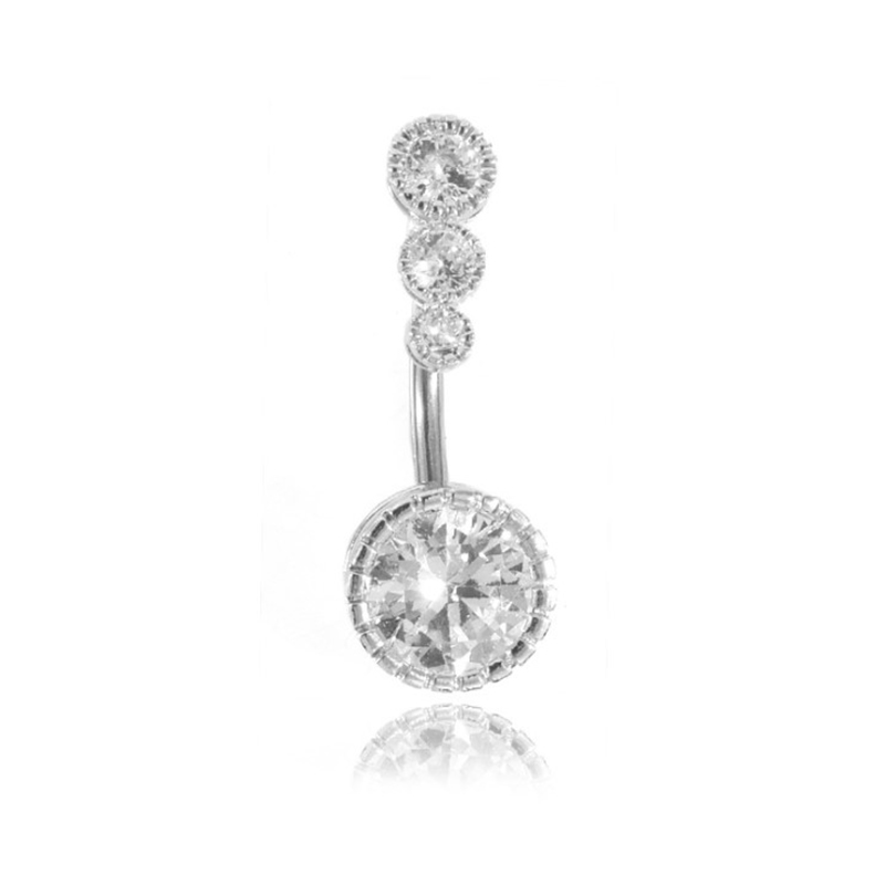 Khuyên Rốn Đính Đá Zircon Gợi Cảm Cho Nữ